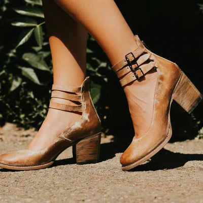 Wooden Walk - Edle High Heels
