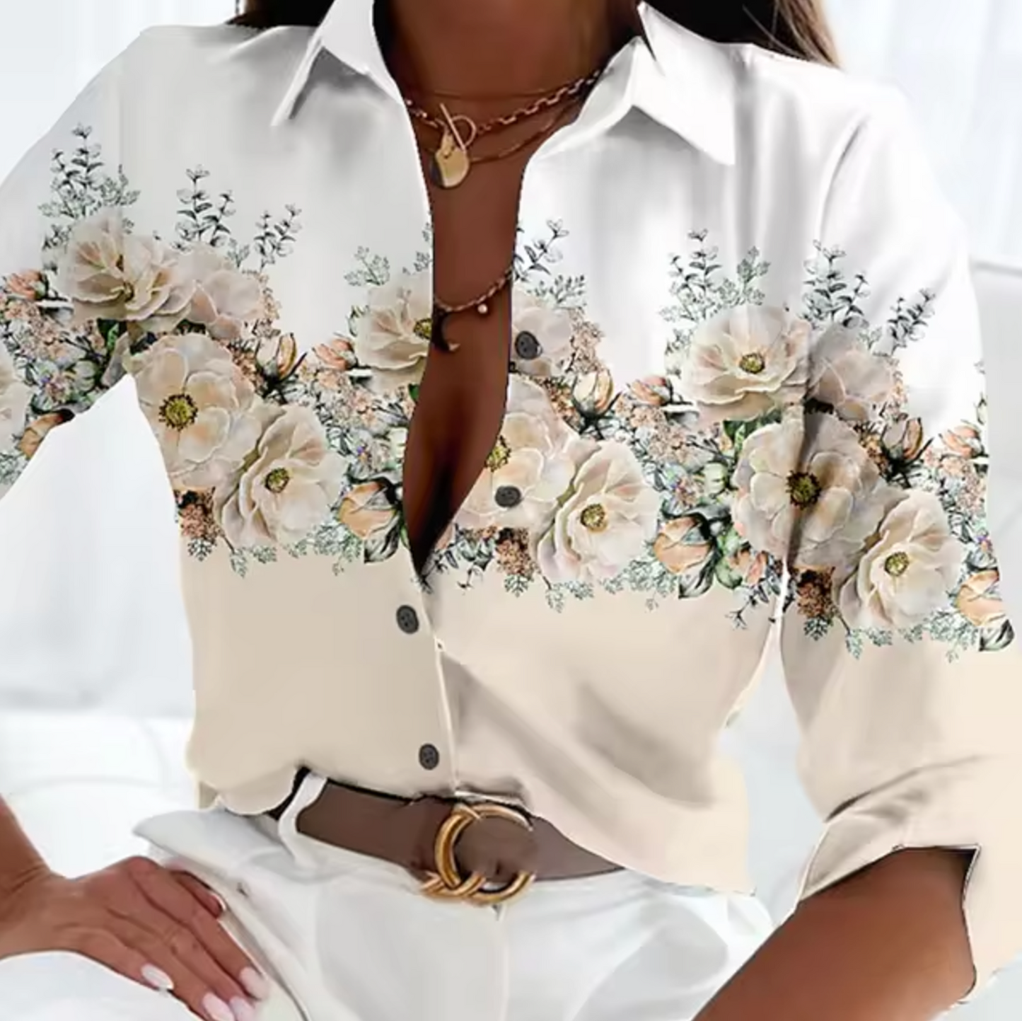Freesia – Blouse à motif floral