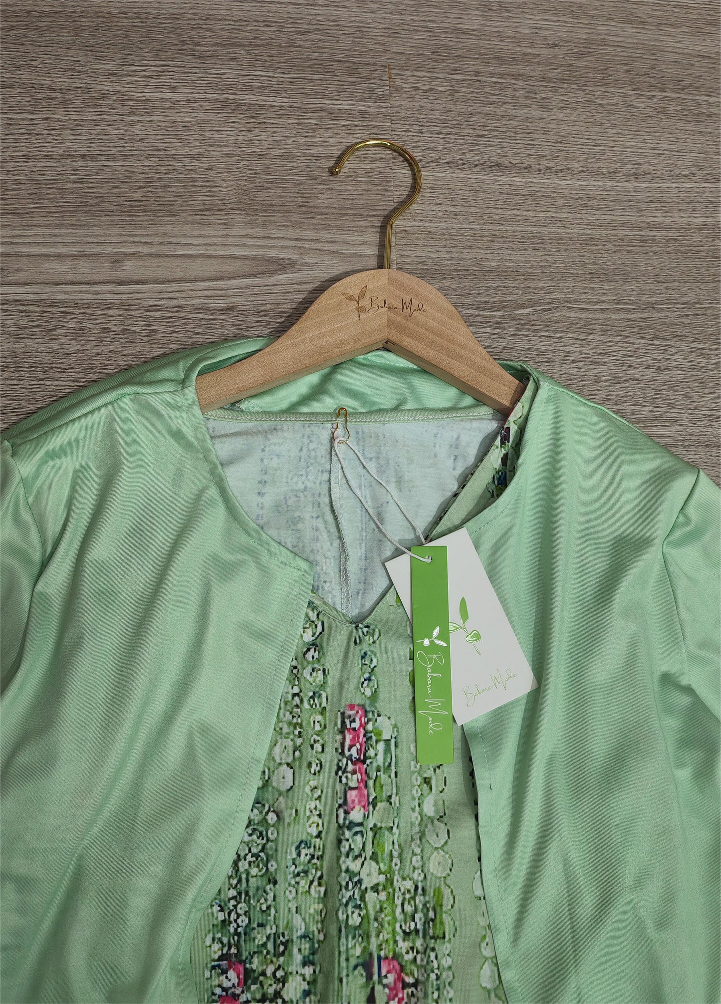 Almuth - Abito midi a due pezzi con stampa floreale