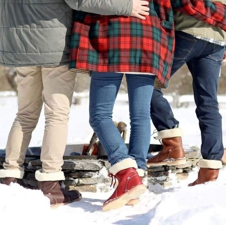 Wasserdichte Fleece-Damenstiefel mit warmem Wollfutter - Ideal für den Winter