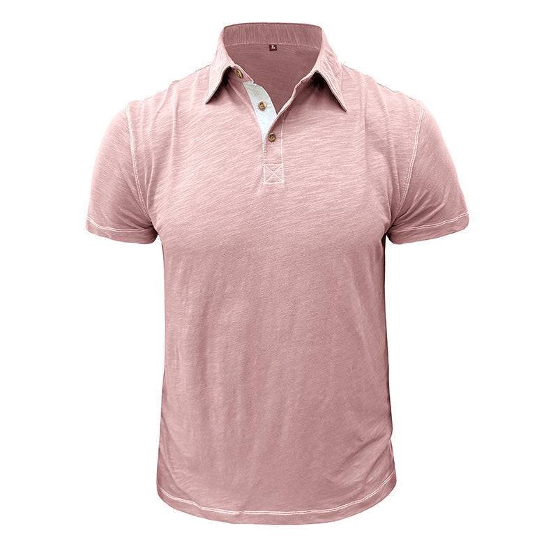 Herren - Poloshirt - Weiche Baumwollmischung - Stilvolle Freizeitkleidung