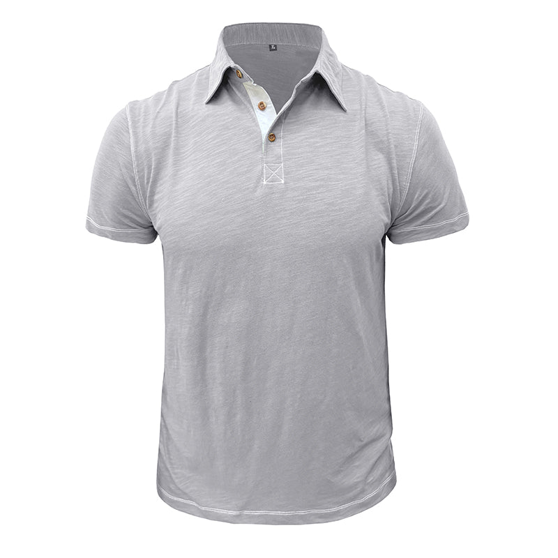 Herren - Poloshirt - Weiche Baumwollmischung - Stilvolle Freizeitkleidung