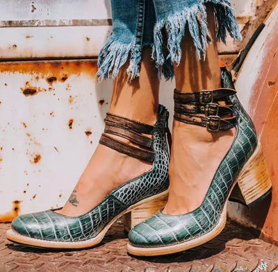 Wooden Walk - Edle High Heels