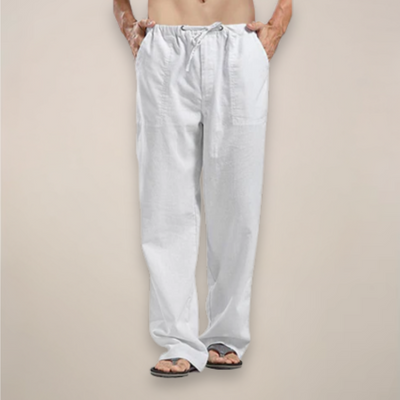 Leinenhose für Herren – Leichte Leinenmischung, atmungsaktiver Sommerkomfort