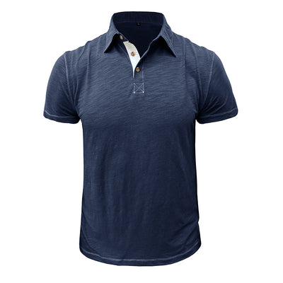 Herren - Poloshirt - Weiche Baumwollmischung - Stilvolle Freizeitkleidung