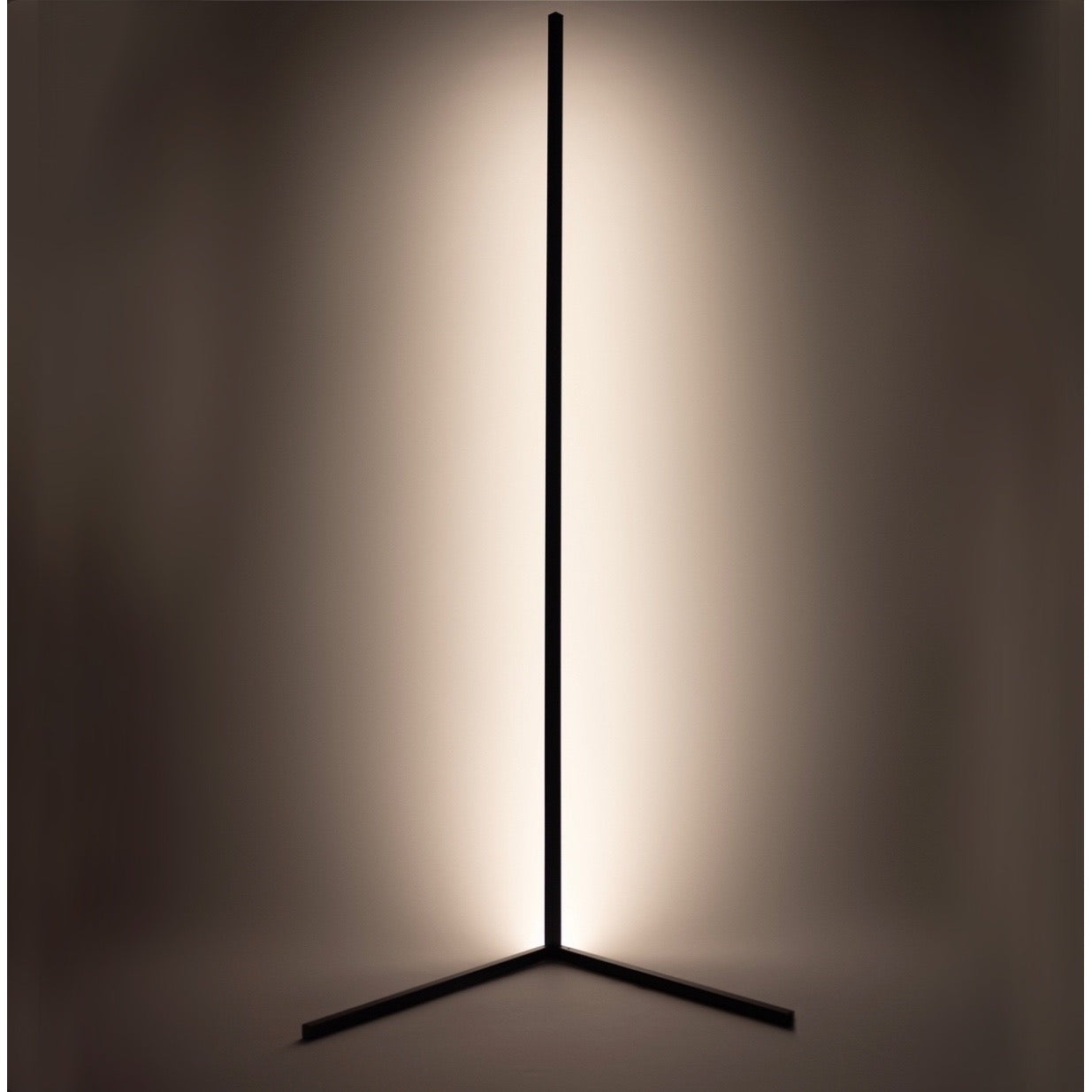Schlanke LED-Eckleuchte | Einstellbare Helligkeit für Wohnzimmer oder Schlafzimmer