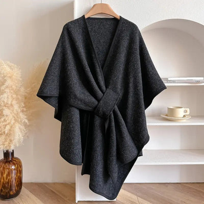 Luxuriöse Windjacke mit eleganter Drapierung
