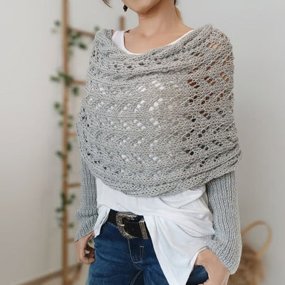 Kuscheliges Wickeltuch im Bohemian-Stil für Damen