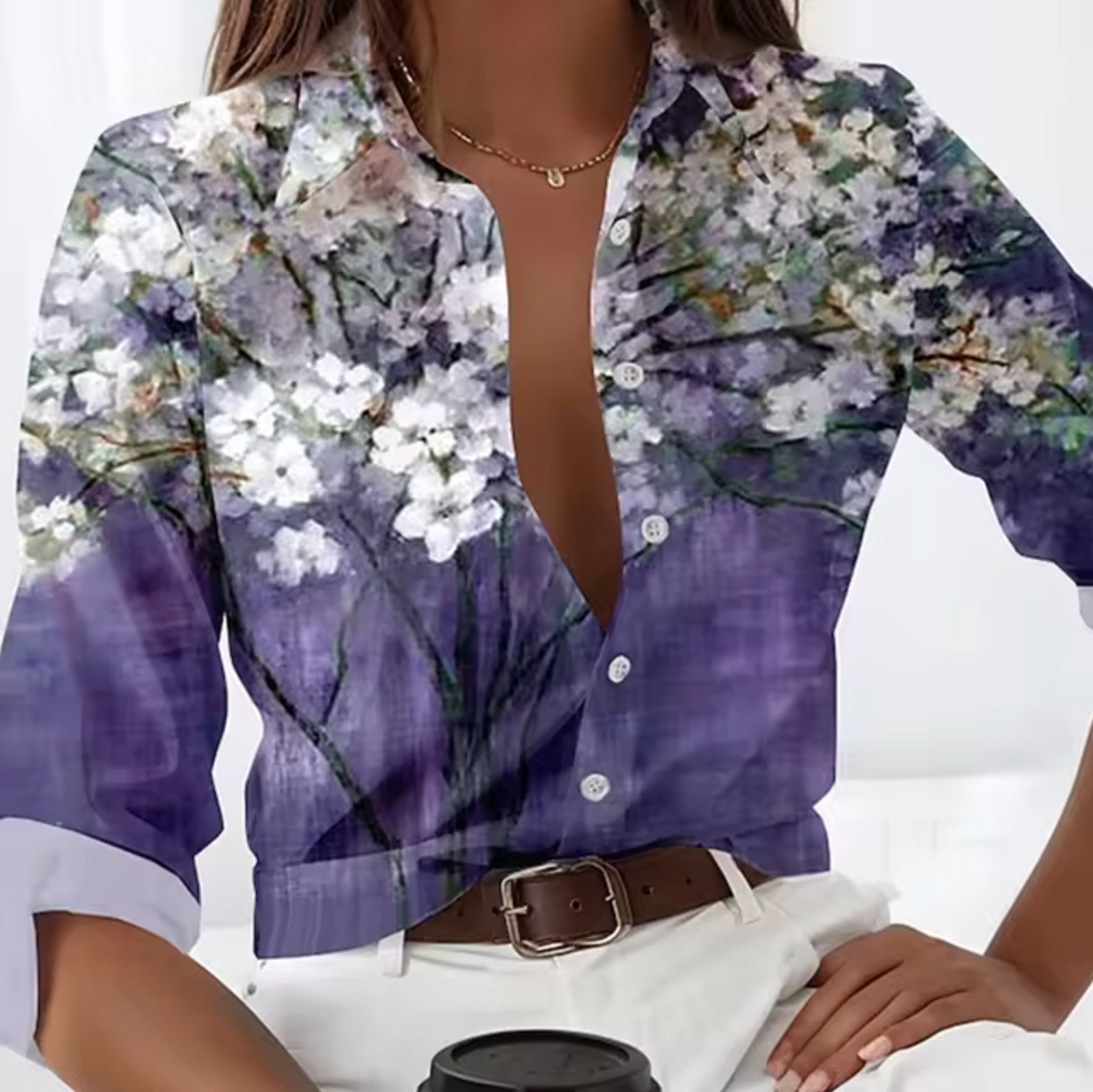 Freesia – Blouse à motif floral