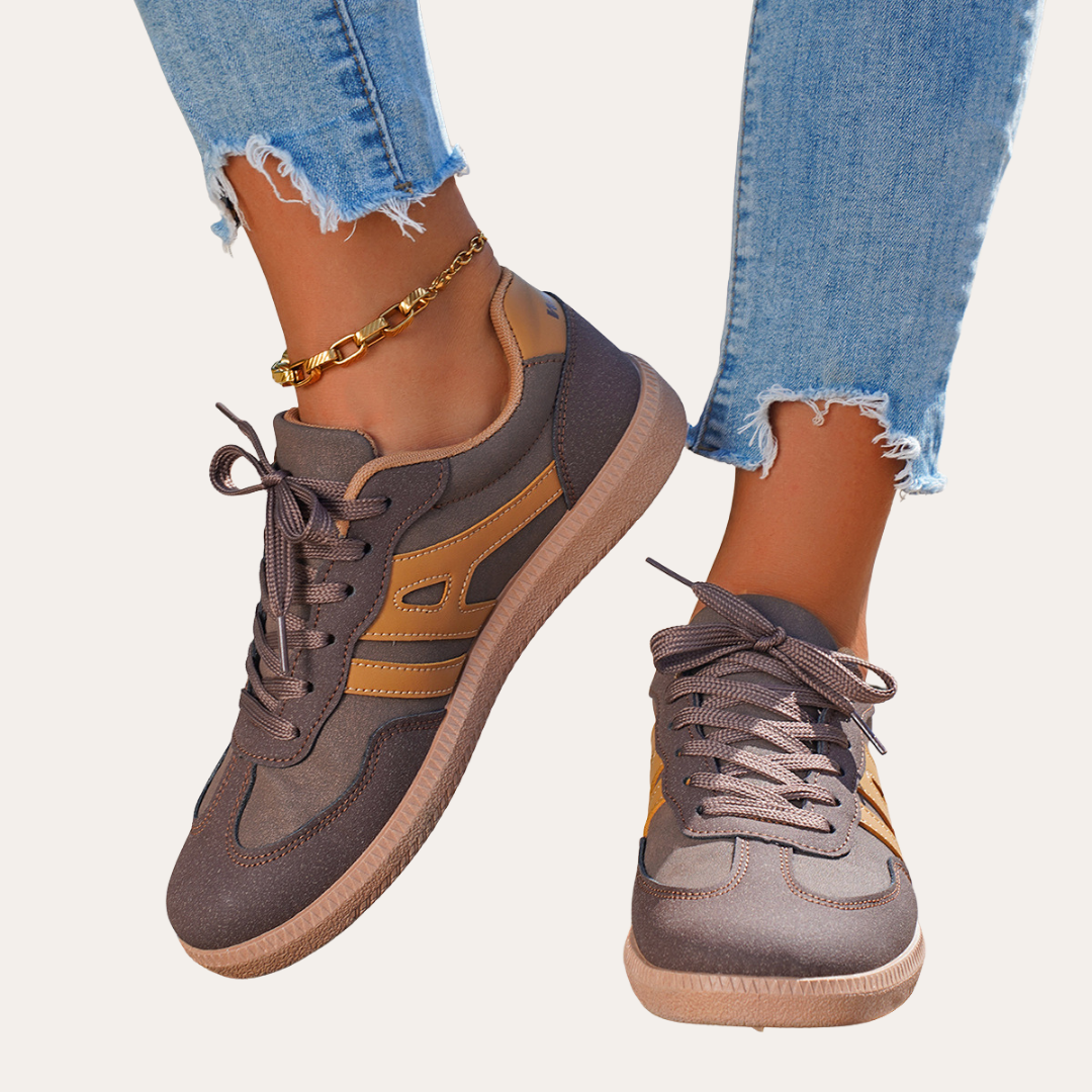 Damen Ορθοπεδικά Δερμάτινα Sneakers – Άνετα Παπούτσια Αναψυχής με Εσωτερικό Πέλμα, Μαλακή Σόλα & Εργονομική Εφαρμογή