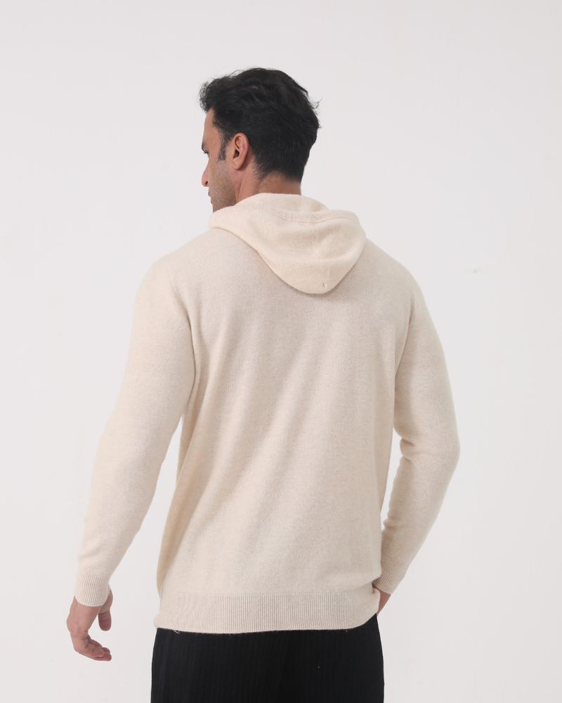 Hoodie made of 100% cashmere