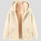 Warmer fleecegefütterter Winter-Kapuzenpullover für Männer
