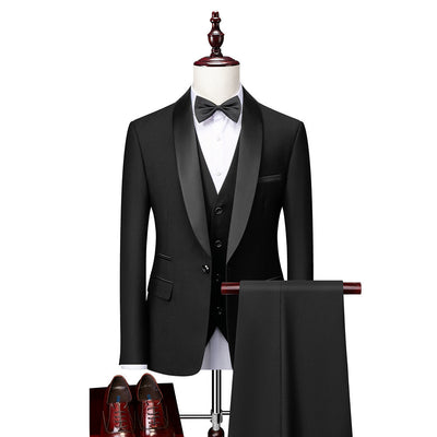 Viktor | 3-teiliges Slim Fit Anzug-Set für Herren