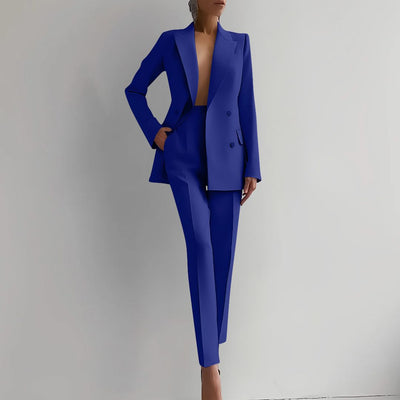 Nika Elegantes Blazer- und Hosen-Set
