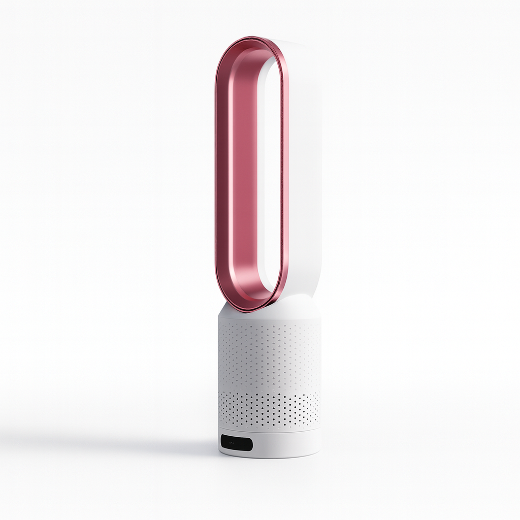 Bladeless Tower Ventilator red