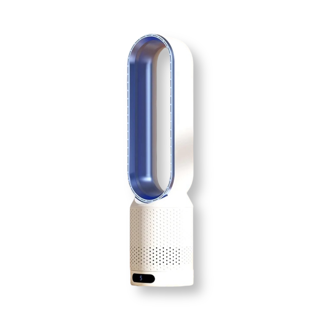 Luftkühler ohne Flügel mit HEPA-Filter, UV-Licht & Ionisator – leise Klimaanlage Alternative für Schlafzimmer & Büro