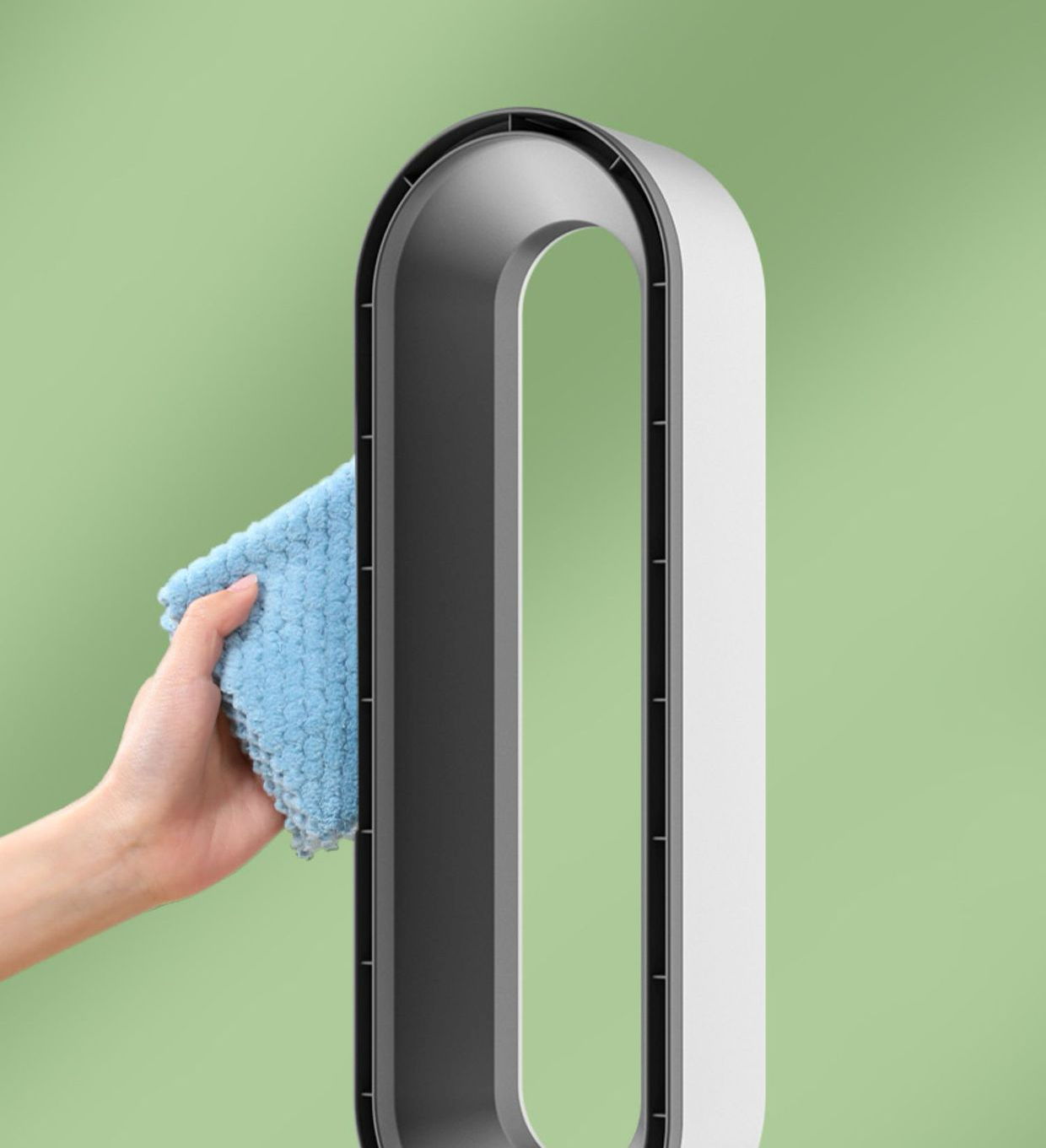 Chladič vzduchu bez lopatiek s HEPA filtrom, UV svetlom a ionizátorom – tichá alternatíva klimatizácie do spálne a kancelárie