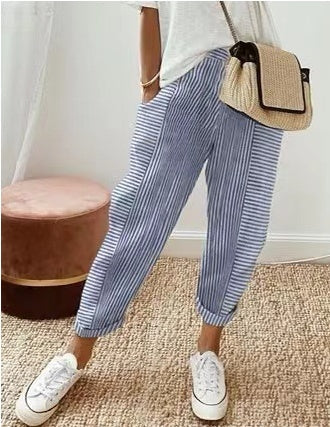 Kelly - Bedruckte mehrfarbige Freizeithose