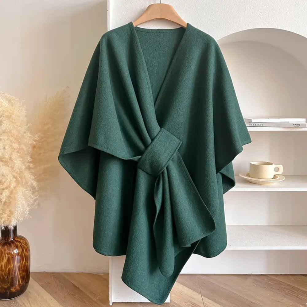 Luxuriöse Windjacke mit eleganter Drapierung