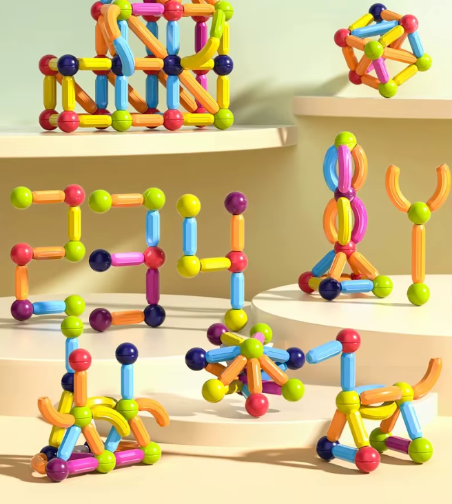 MagnaFun Blocks - Juguetes magnéticos para un juego creativo y educativo