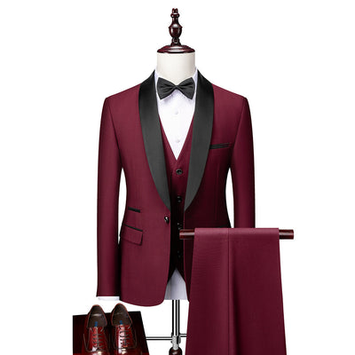 Viktor | 3-teiliges Slim Fit Anzug-Set für Herren
