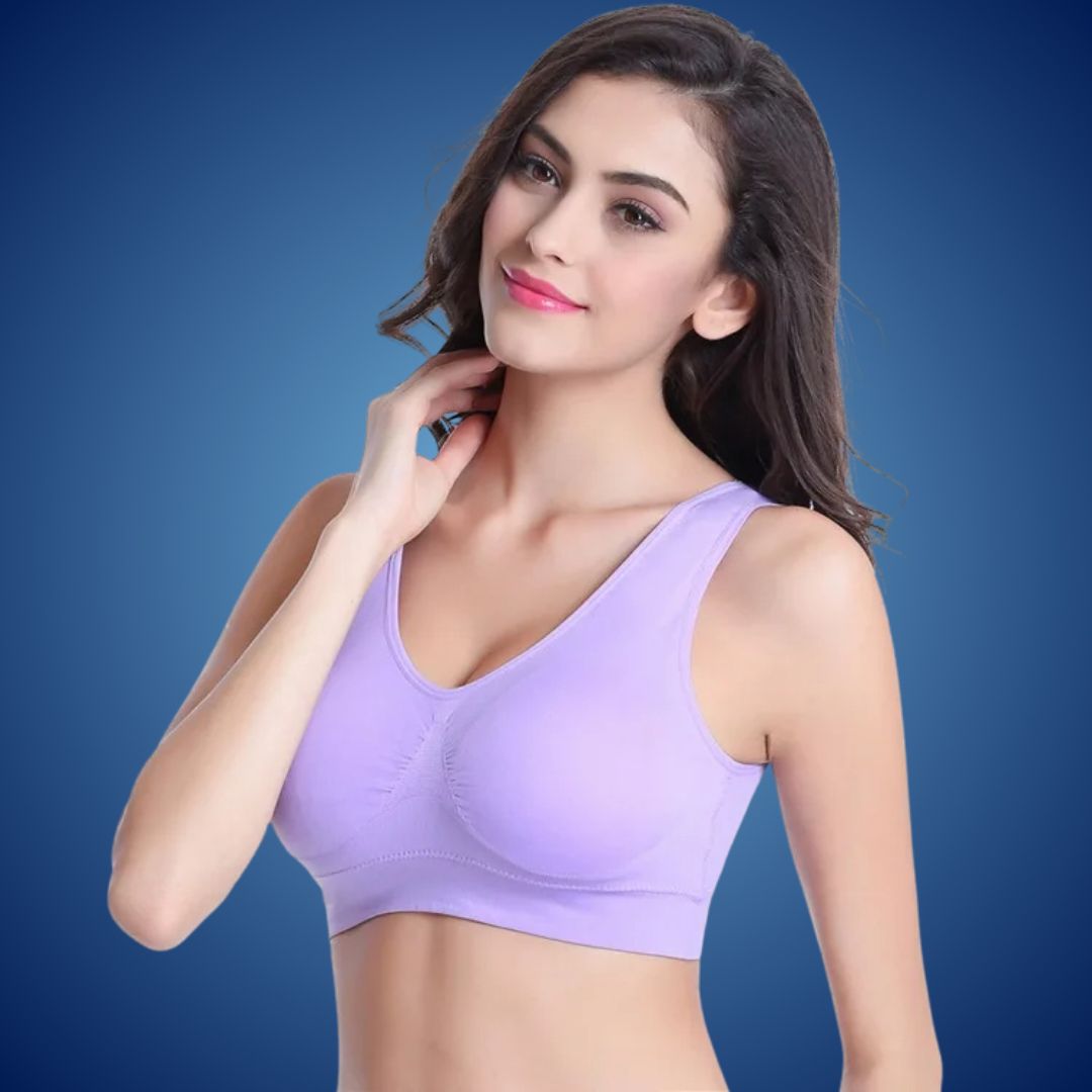 BreathEase Seamless Air Bra | Komfortable, leichte Unterstützung für den täglichen Gebrauch - aktive Kleidung und Erholung nach der Geburt