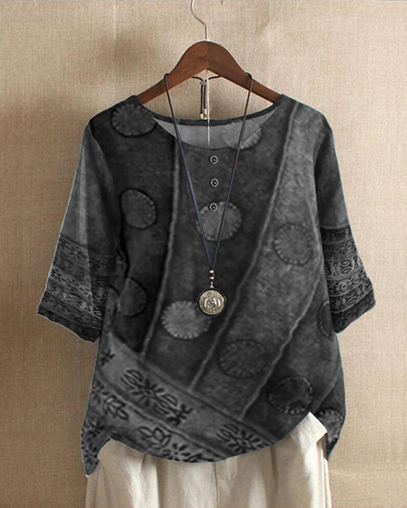 Vintage Boho Top - Ľahký a elegantný