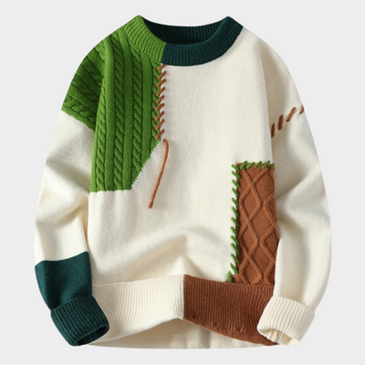 Spectrum - Patchwork Pullover