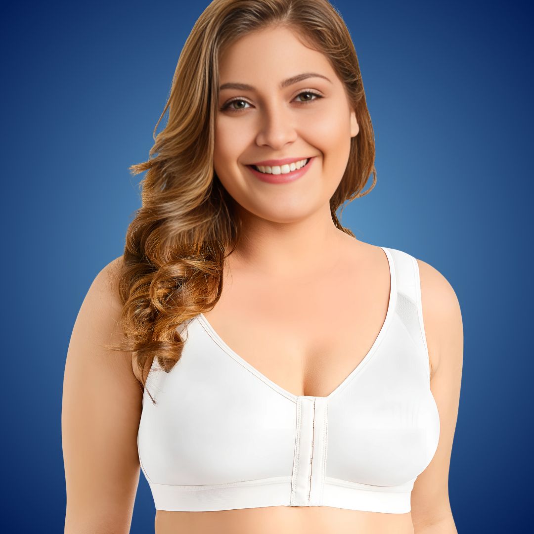 Corrector de postura PosturaFlex sin aros para mujer | Cómodo sujetador sin aros - Sujetador con soporte y sin varillas - Mejora la postura