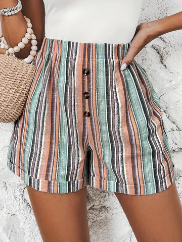 Felice - Shorts con franjas de contraste