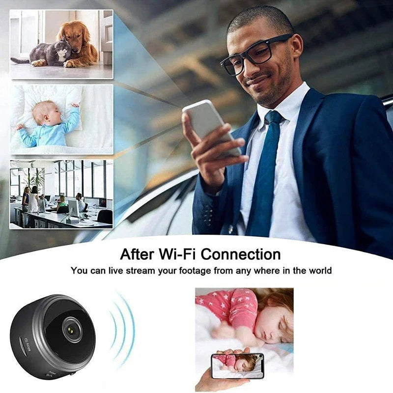 1080p Magnetische WiFi Mini-Sicherheits-Funkkamera