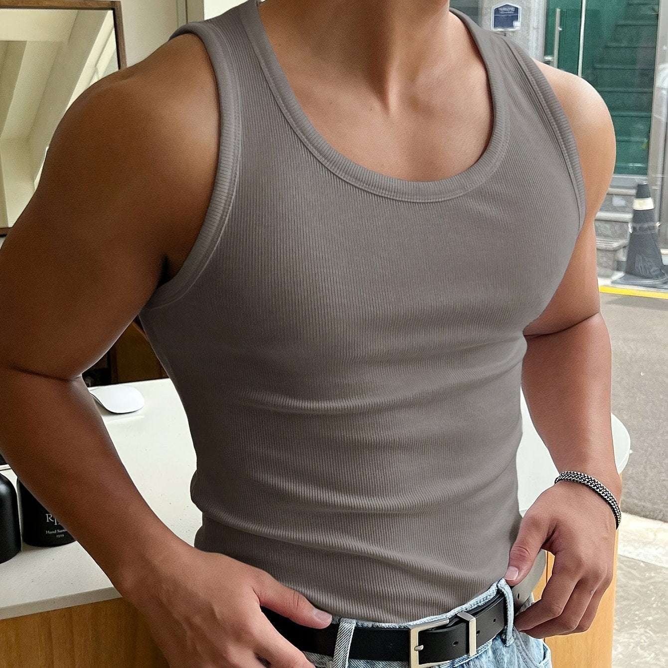 Jasper | Atmungsaktives Sommer Tank Top Herren