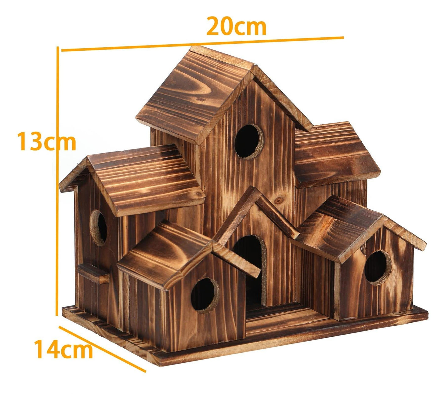 Casa para pájaros funcional WillowNest de madera