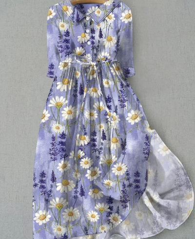 Ilse - Vintage-Blumenkleid