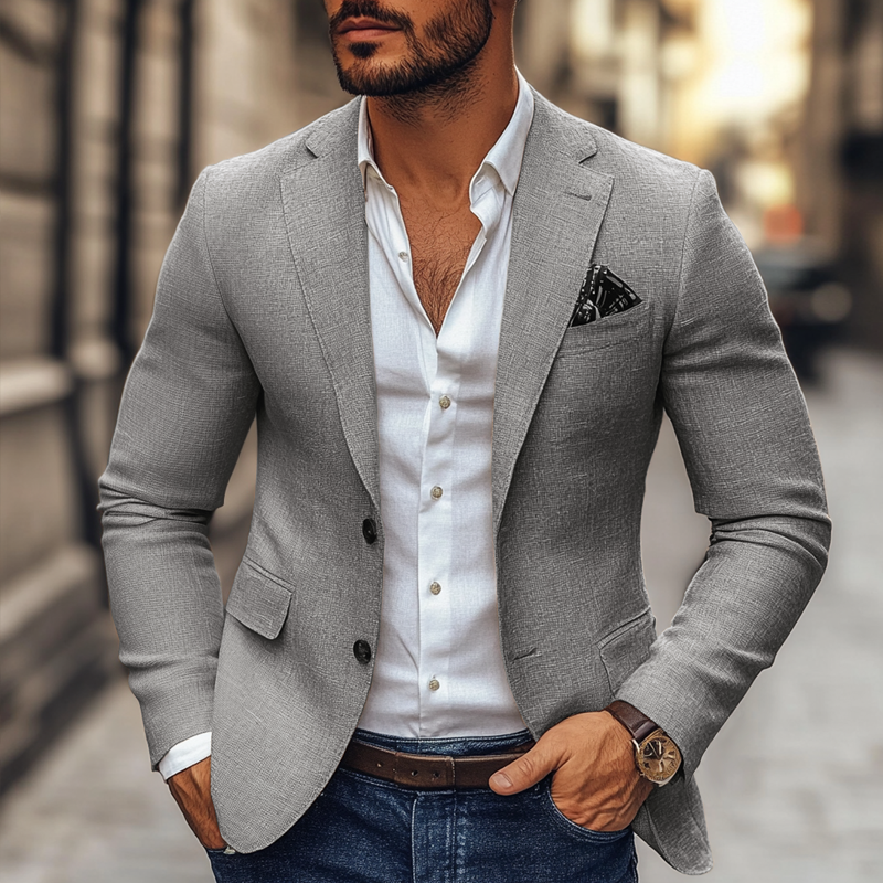Casual blazer with two buttons