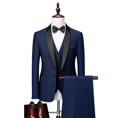 Viktor | 3-teiliges Slim Fit Anzug-Set für Herren