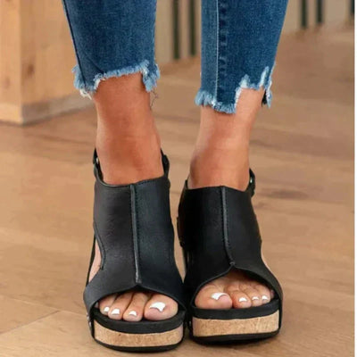 Damenschuhe Lederschuh mit orthopädischer Unterstützung