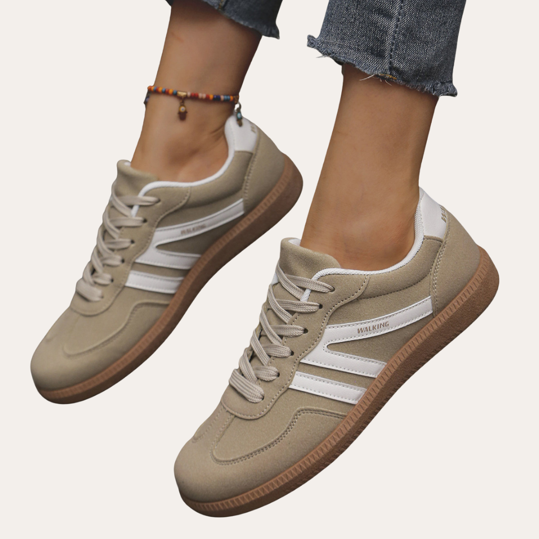 Damen Ορθοπεδικά Δερμάτινα Sneakers – Άνετα Παπούτσια Αναψυχής με Εσωτερικό Πέλμα, Μαλακή Σόλα & Εργονομική Εφαρμογή