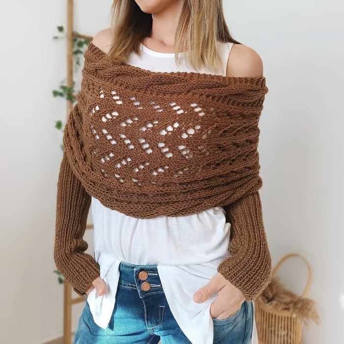 Kuscheliges Wickeltuch im Bohemian-Stil für Damen
