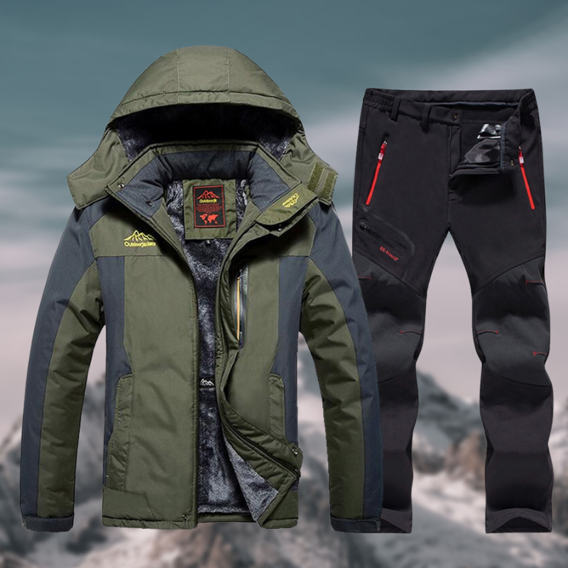 Wasserdichtes & winterfestes Outdoor-Set für Männer - Jacke & Hose
