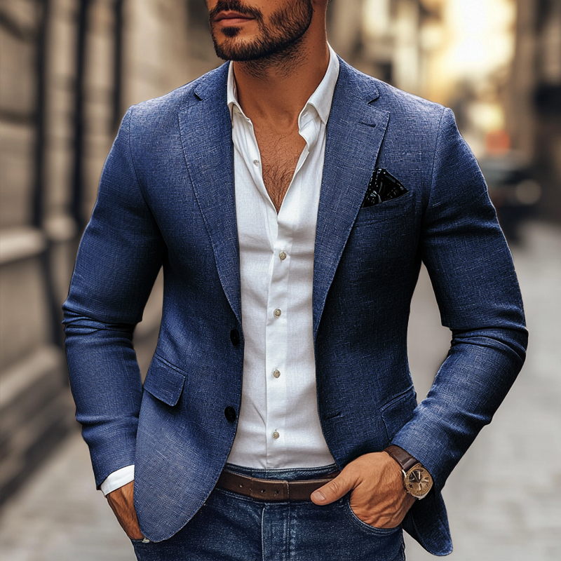 Casual blazer with two buttons
