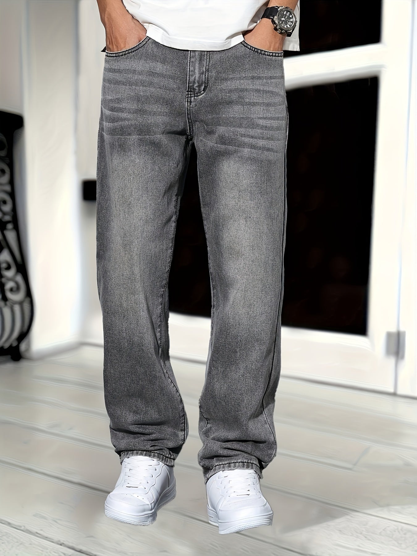 Thijs | Jeans denim classici con vestibilità dritta