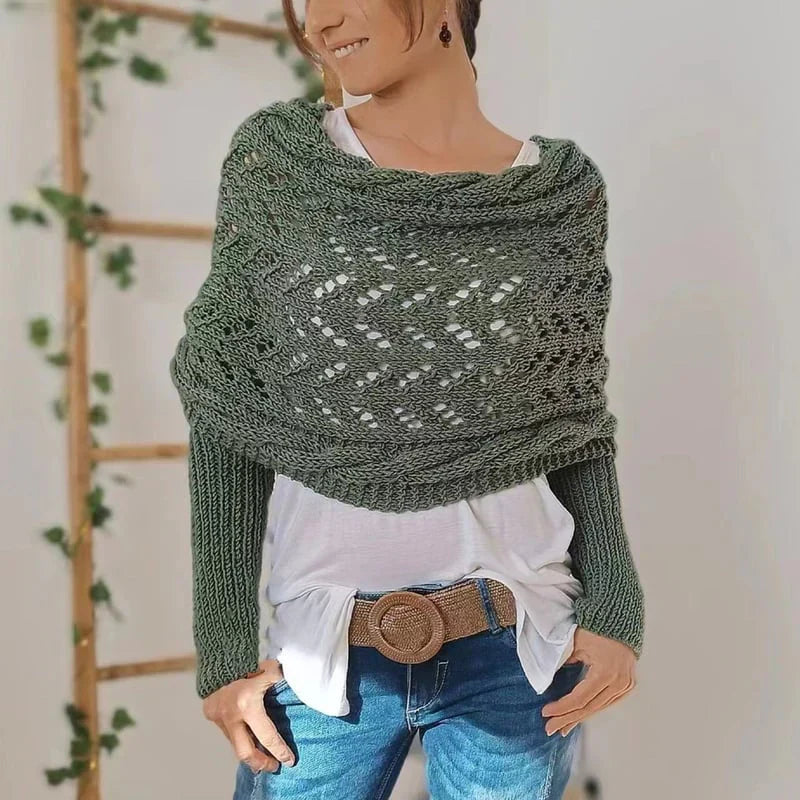 Kuscheliges Wickeltuch im Bohemian-Stil für Damen