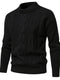 Pull en tricot uni pour homme, pull vintage
