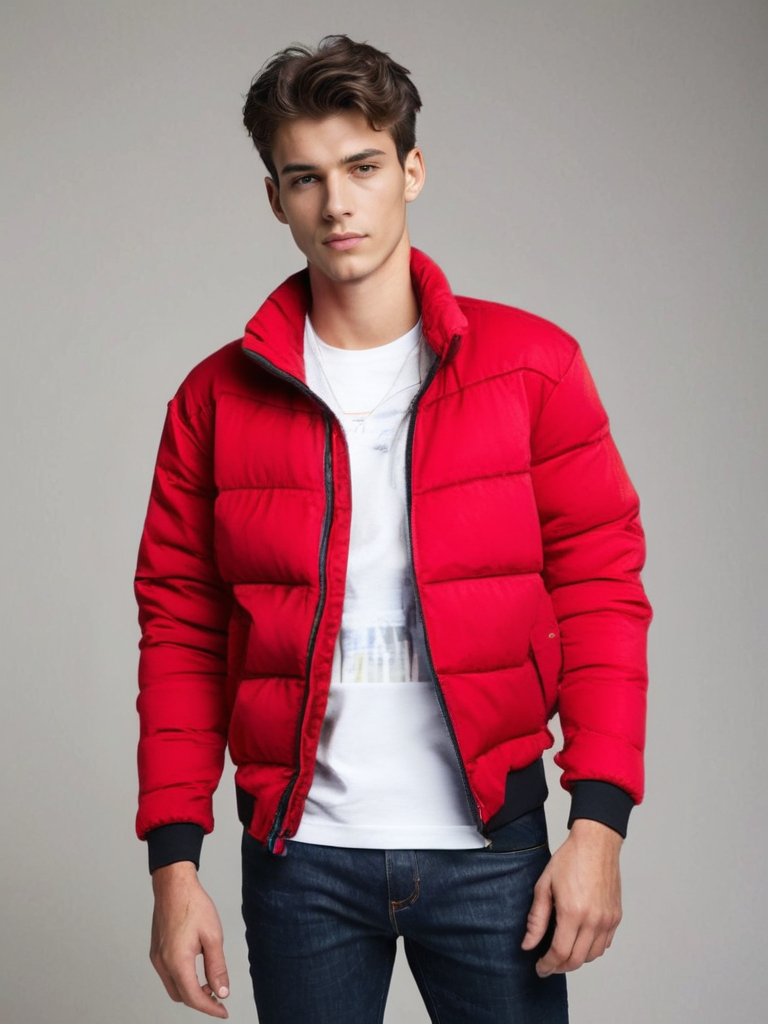 Light down jacket for men - warm, fashionable, and functional
