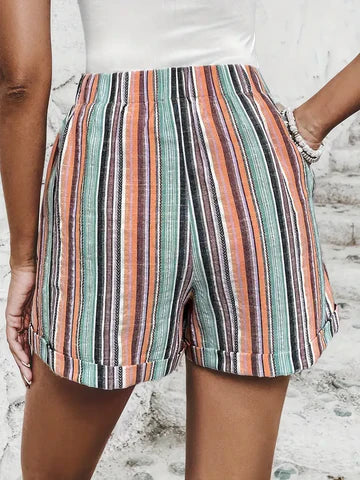 Felice - Shorts con franjas de contraste