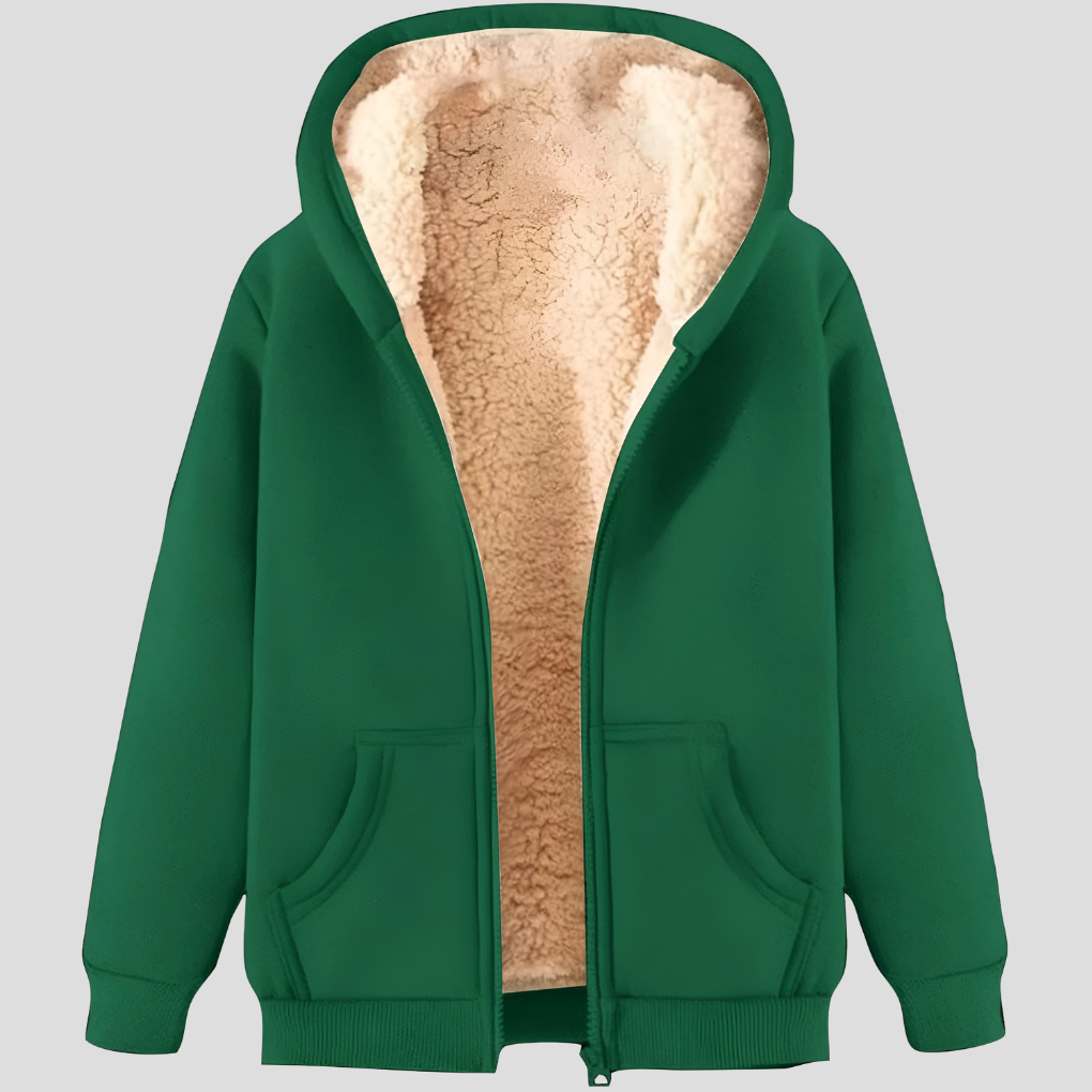 Warmer fleecegefütterter Winter-Kapuzenpullover für Männer