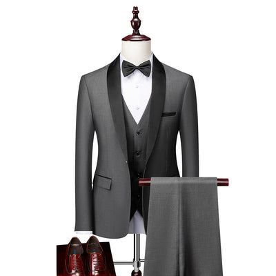 Viktor | 3-teiliges Slim Fit Anzug-Set für Herren