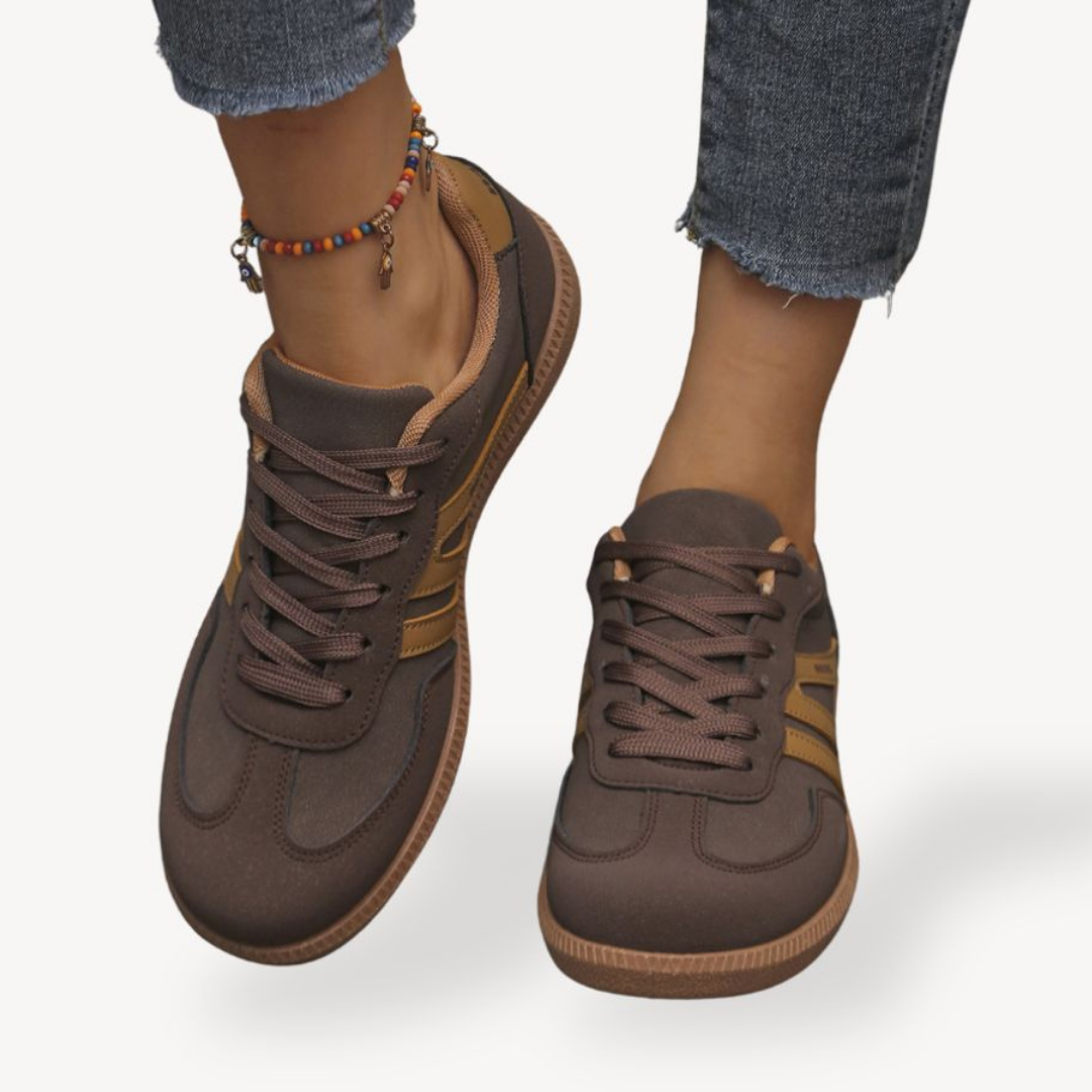 Zapatillas ortopédicas para mujer con cordones