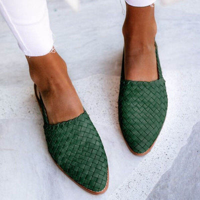 JENICA | Schicke Geflochtene Slingback-Ballerina